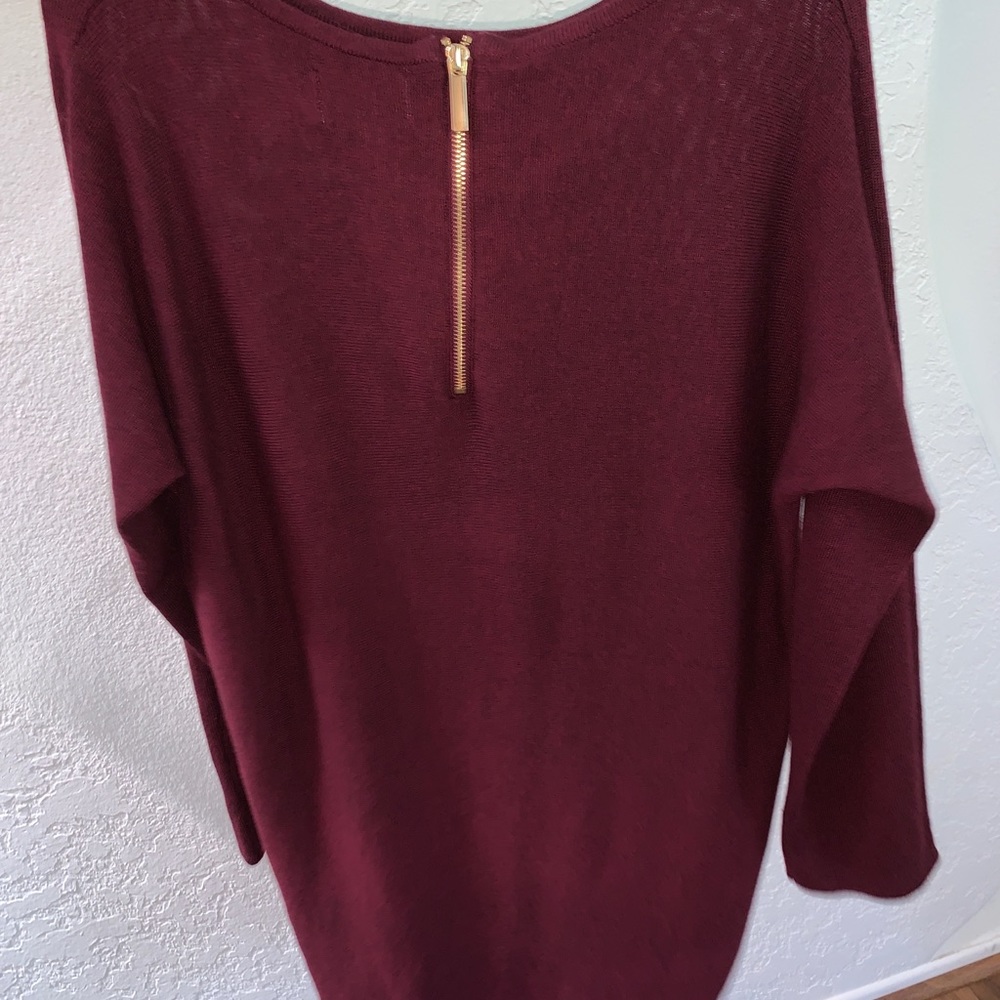 Joan Stein Burgundy Sweater/Dress